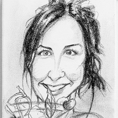 Ellie Waterman - caricature